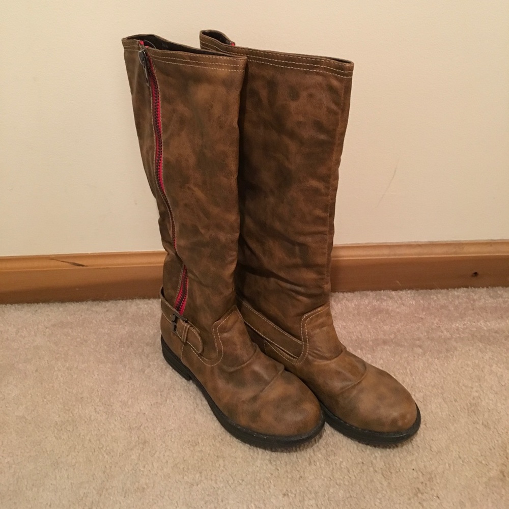 Madden Girl Tall brown boots Size 7